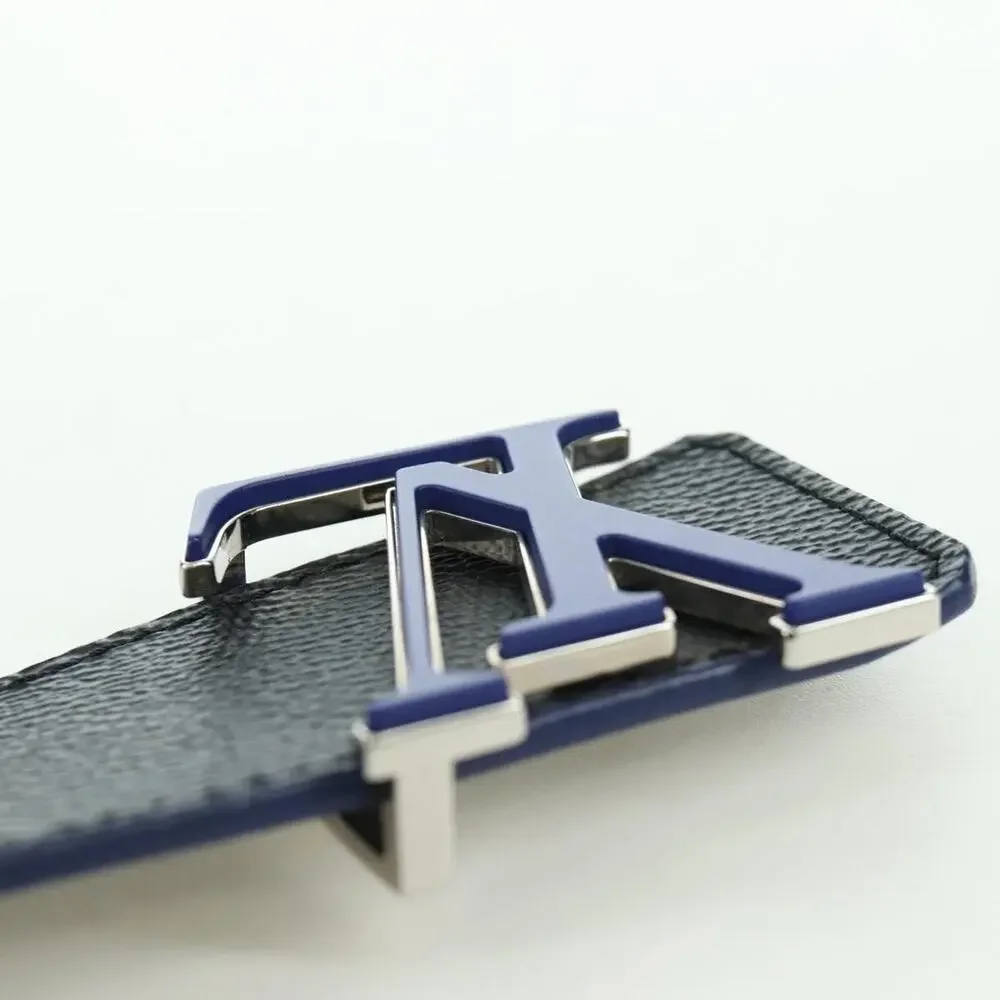 Louis Vuitton Damier Graphite Ceinture LV Printed Initials Black Belt